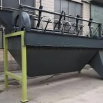 Organic fertilizer drum type screening machine