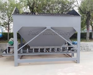 What is the function of the shovel feeding bin