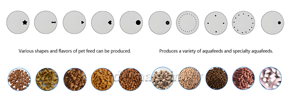 Pet feed pellet machine