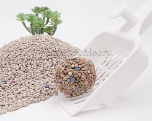 How to make cat litter granules in double rolle...