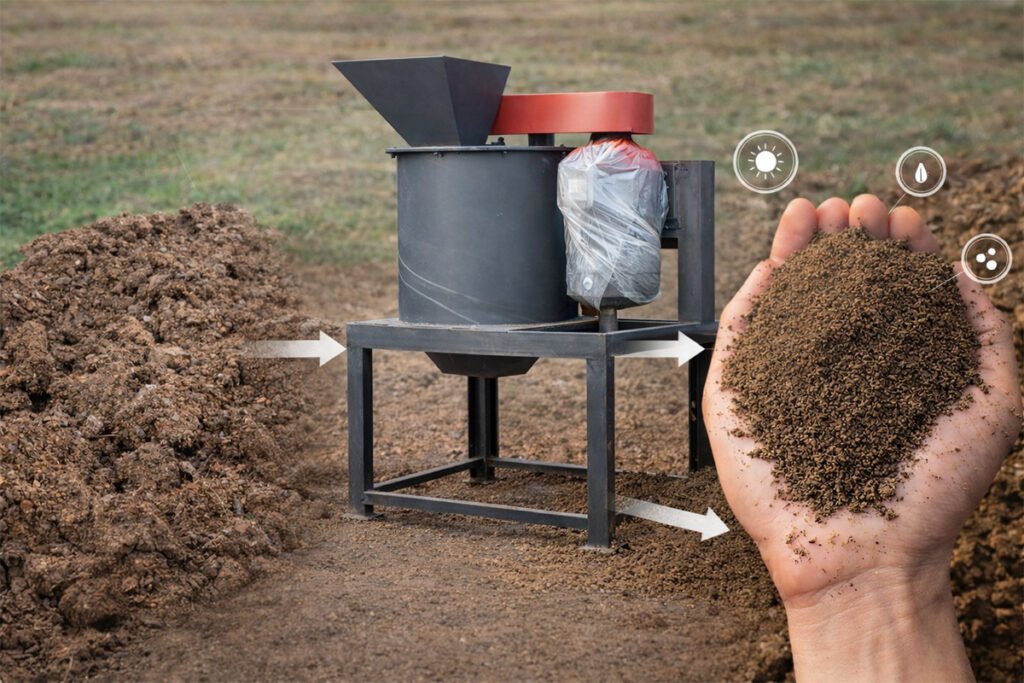 How to break up clumps in organic fertilizer?（images 2）