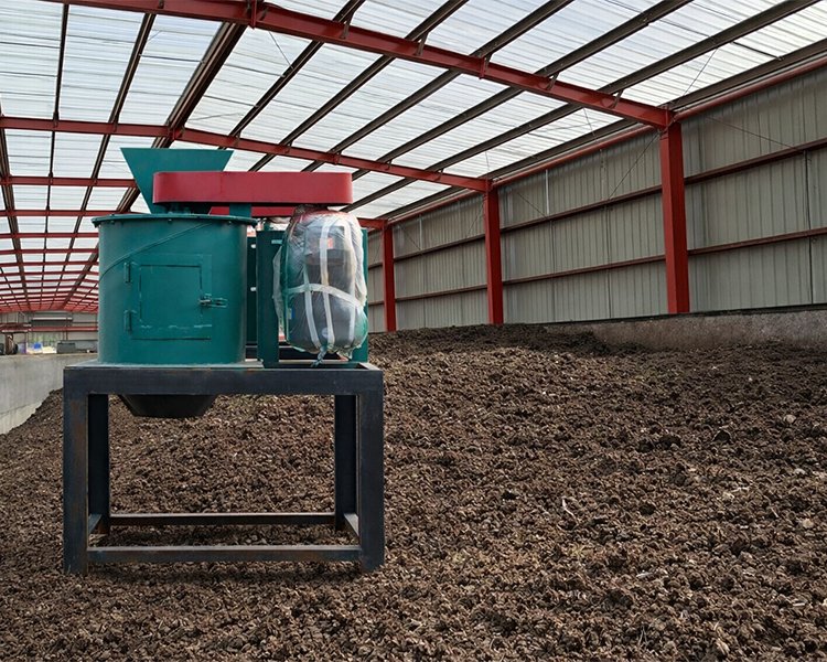 How to break up clumps in organic fertilizer?